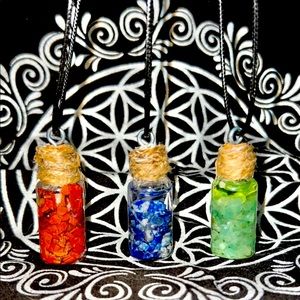 Gemstone Necklace Infused With Moon Water